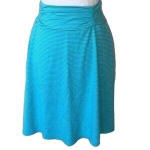 Colorado Clothing Company Womens Size Medium Blue Striped Casual Stretchy Skirt